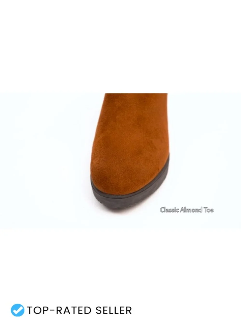 Faux Leather Ankle Booties with Block Heel & Side Zipper, Women's Chunky Heel